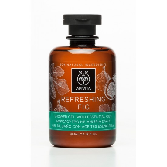 APIVITA TUSFÜRDŐ FRISSÍTŐ FÜGÉVEL ÉS ILLÓOLAJOKKAL - 300 ML APIVITA TUSFÜRDŐ FRISSÍTŐ FÜGÉVEL ÉS ILLÓOLAJOKKAL - 300 ML