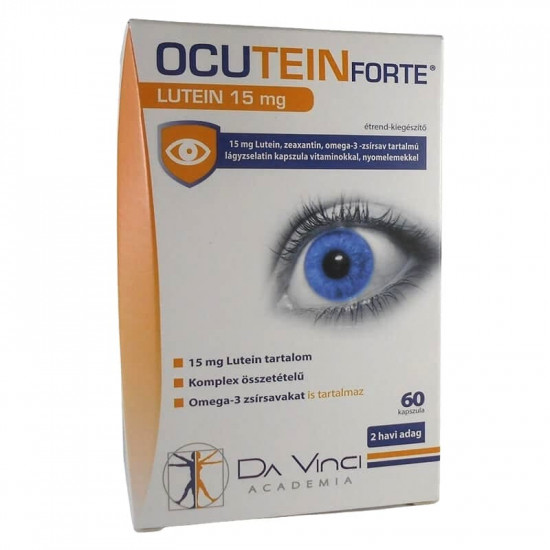 OCUTEIN LUTEIN 15 MG FORTE ÉTREND-KIEGÉSZÍTŐ KAPSZULA - 60X OCUTEIN LUTEIN 15 MG FORTE ÉTREND-KIEGÉSZÍTŐ KAPSZULA - 60X