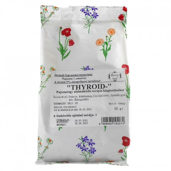 THYROID- TEA PAJZSMIRIGY ALULMŰKÖDÉSRE - 50 G