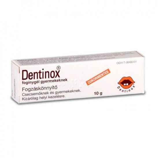 DENTINOX FOGÍNYGÉL GYERMEKEKNEK - 10 G DENTINOX FOGÍNYGÉL GYERMEKEKNEK - 10 G