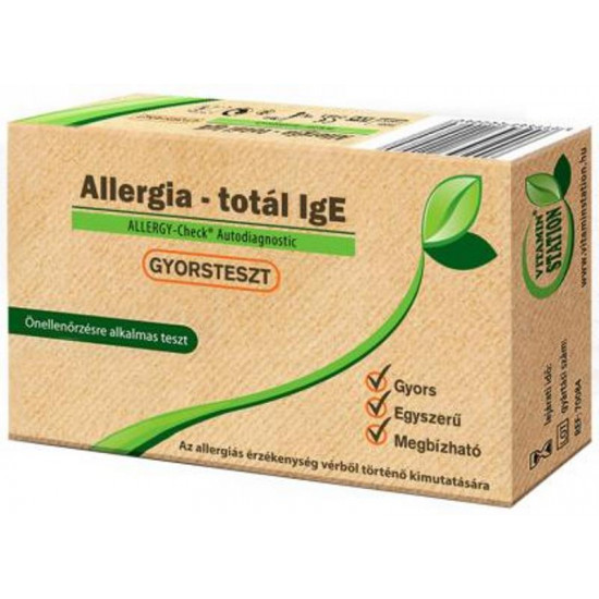 ALLERGY-CHECK TOTAL IGE GYORSTESZT VITST - 1X ALLERGY-CHECK TOTAL IGE GYORSTESZT VITST - 1X