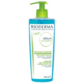 BIODERMA SÉBIUM MOUSSANT TISZTÍTÓ GÉL ZSÍROS BŐRRE - 500ML