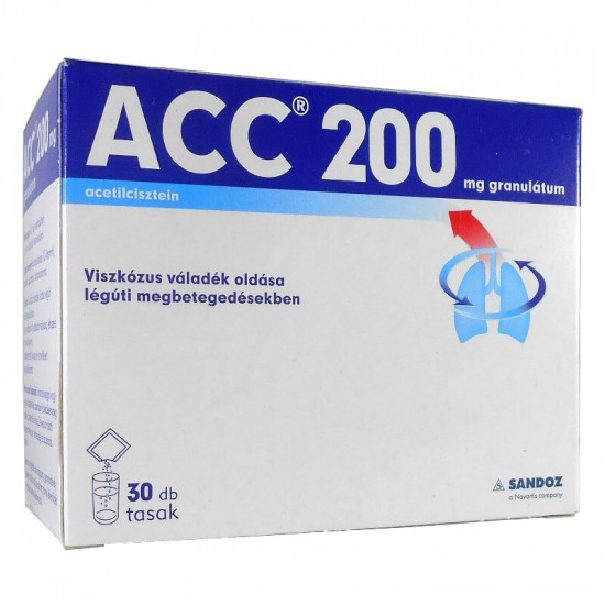 ACC 200 MG GRANULÁTUM - 30 X 3 G ACC 200 MG GRANULÁTUM - 30 X 3 G