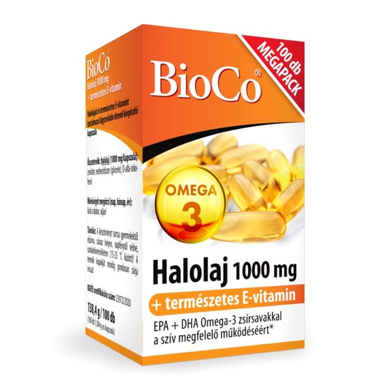 omega 3 halolaj 1000mg szív egészsége)