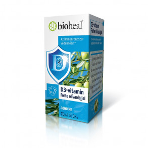BIOHEAL D3-VITAMIN FORTE OLÍVAOLAJJAL 3200 NE KAPSZULA - 70X