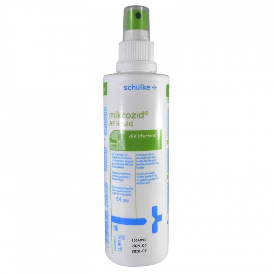 MIKROZID AF LIQUID FELÜLETFERTŐTLENÍTŐ - SCHÜLKE - 250 ML MIKROZID AF LIQUID FELÜLETFERTŐTLENÍTŐ - SCHÜLKE - 250 ML
