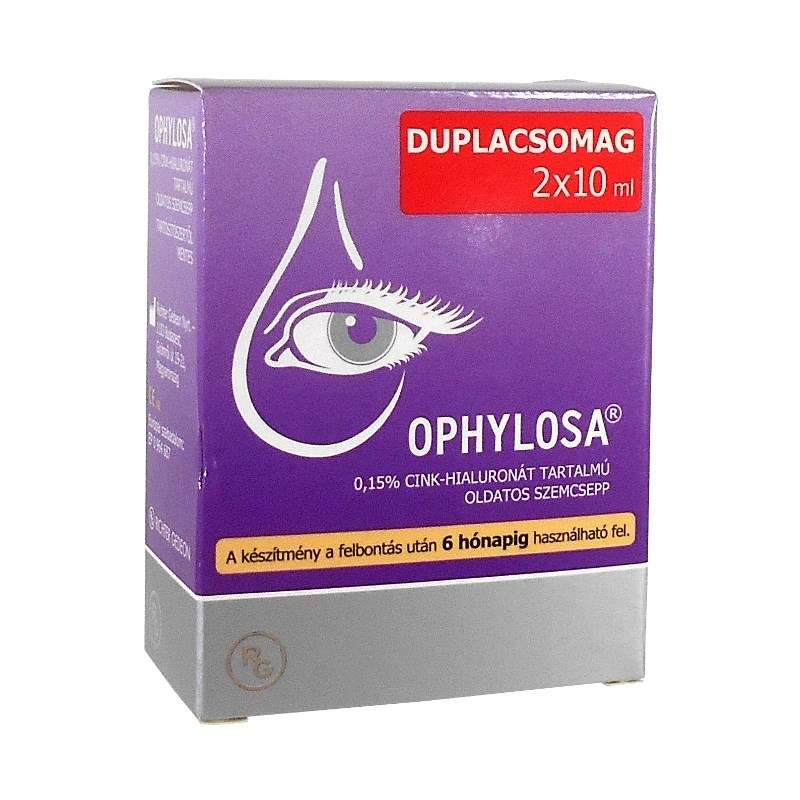 Ophylosa szemcsepp, duplacsomag 2x10ml