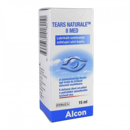 Tears Naturale II Med lubrikáló szemcsepp - Pingvin Patika