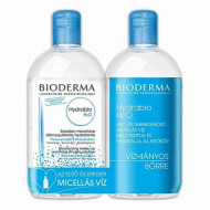 BIODERMA HYDRABIO H2O ARC- ÉS SMINKLEMOSÓ MICELLAOLDAT VÍZHIÁNYOS BŐRRE DUO - 500 ML + 500 ML