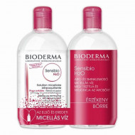 BIODERMA SENSIBIO H2O ARC- ÉS SMINKLEMOSÓ MICELLÁS VÍZ ÉRZÉKENY BŐRRE DUO - 500 ML + 500 ML