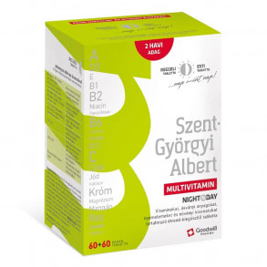 GOODWILL SZENT-GYÖRGYI ALBERT NIGHT N DAY MULTIVITAMIN TABLETTA - 60X + 60X