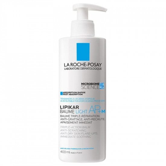 LA ROCHE-POSAY LIPIKAR BAUME AP+M LIGHT BALZSAM - 400 ML