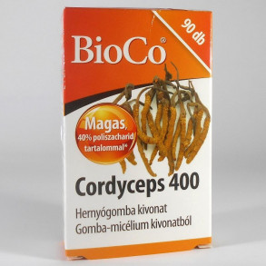 BIOCO CORDYCEPS 400 HERNYÓGOMBA KIVONAT TABLETTA - 90X