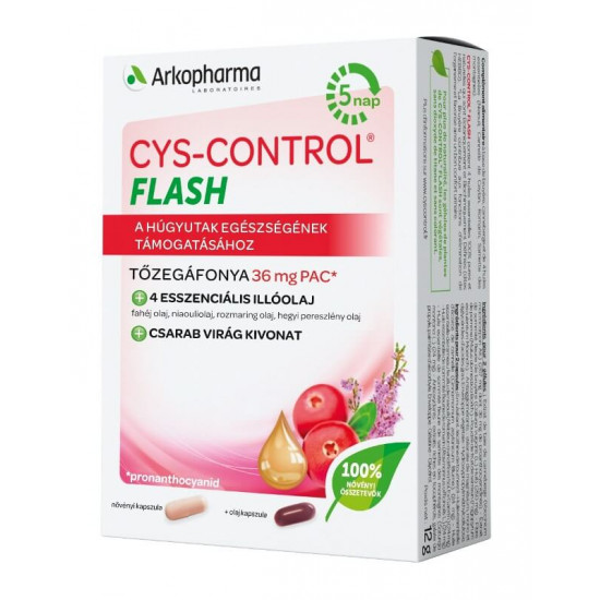 CYS-CONTROL FLASH ÉTREND-KIEGÉSZÍTŐ KAPSZULA - 10X + 10X CYS-CONTROL FLASH ÉTREND-KIEGÉSZÍTŐ KAPSZULA - 10X + 10X