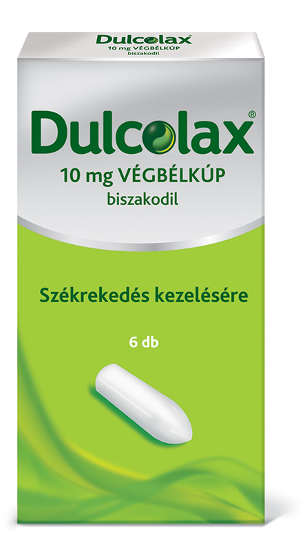 Dulcolax 10 mg végbélkúp 6 db
