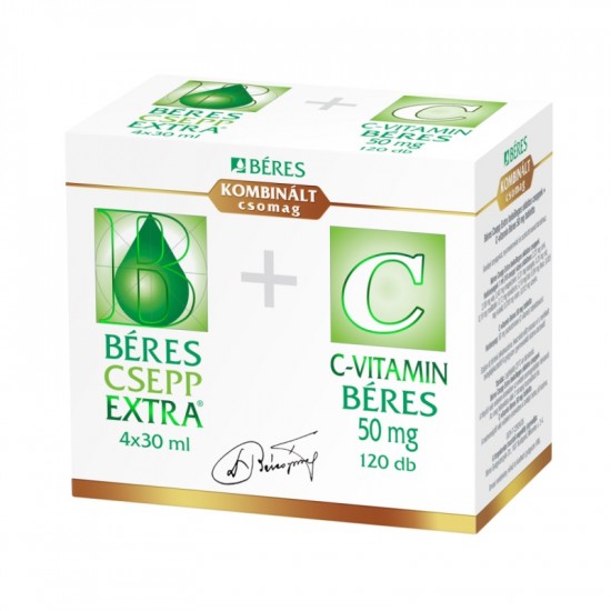BERES CSEPP EXTRA BELS OLD CSEPP+C-VIT 50MG TABL - 4X30ML+120 BERES CSEPP EXTRA BELS OLD CSEPP+C-VIT 50MG TABL - 4X30ML+120