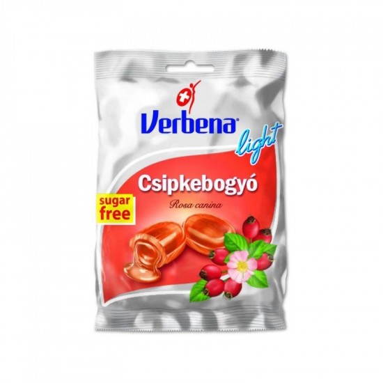 VERBÉNA CSIPKEBOGYÓ LIGHT CUKORKA - 60G