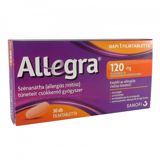 ALLEGRA 120 MG FILMTABLETTA - 30X ALLEGRA 120 MG FILMTABLETTA - 30X