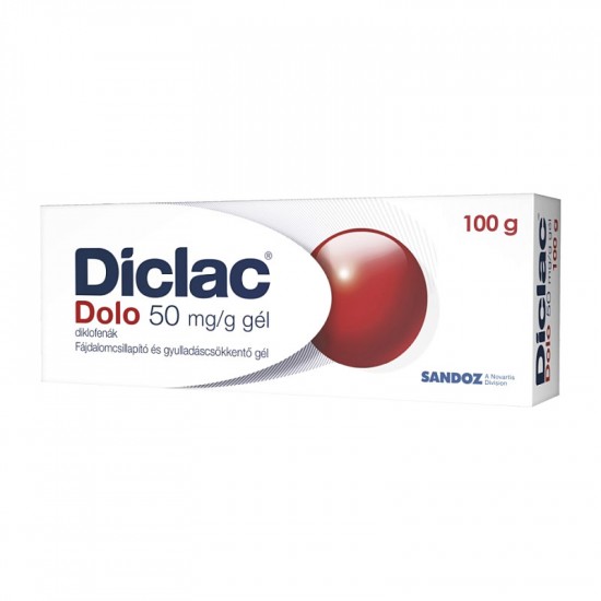 DICLAC DOLO 50 MG/G GÉL - 100 G DICLAC DOLO 50 MG/G GÉL - 100 G