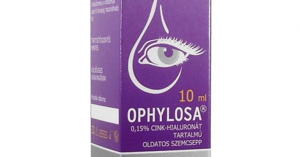 ophylosa szemcsepp kontaktlencse)