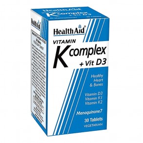 HEALTH AID K COMPLEX + VITAMIN D3 TABLETTA - 30X