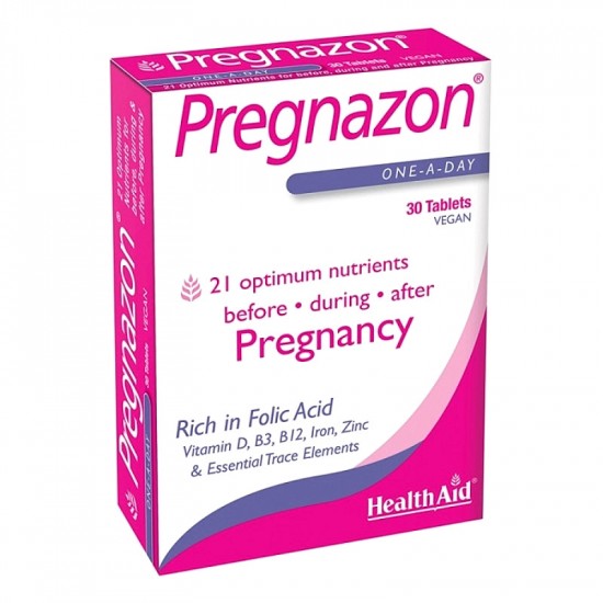 HEALTH AID PREGNAZON TERHESSÉG ALATTI VITAMIN - 30X