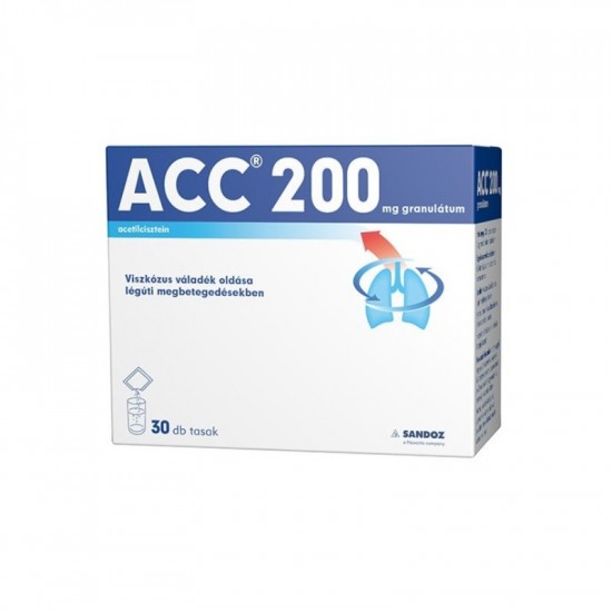 ACC 200 MG GRANULÁTUM - 30 X 3 G ACC 200 MG GRANULÁTUM - 30 X 3 G