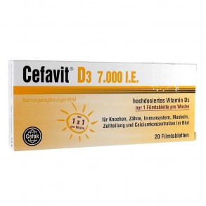 CEFAVIT D3 VIT 7000NE FILMTABLETTA - 20X