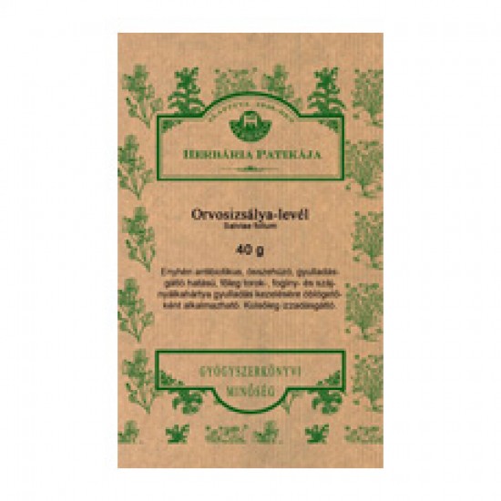 HERBÁRIA ORVOSI ZSÁLYALEVÉL TEA - 40 G