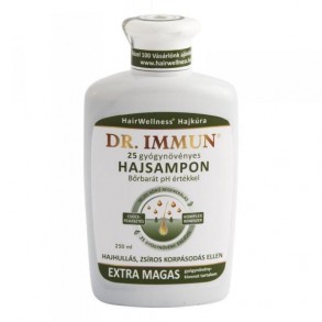 DR. IMMUN 25 GYÓGYNÖVÉNYES SAMPON HAJHULLÁS ÉS ZSÍROS KORPÁSODÁS ELLEN - 250 ML